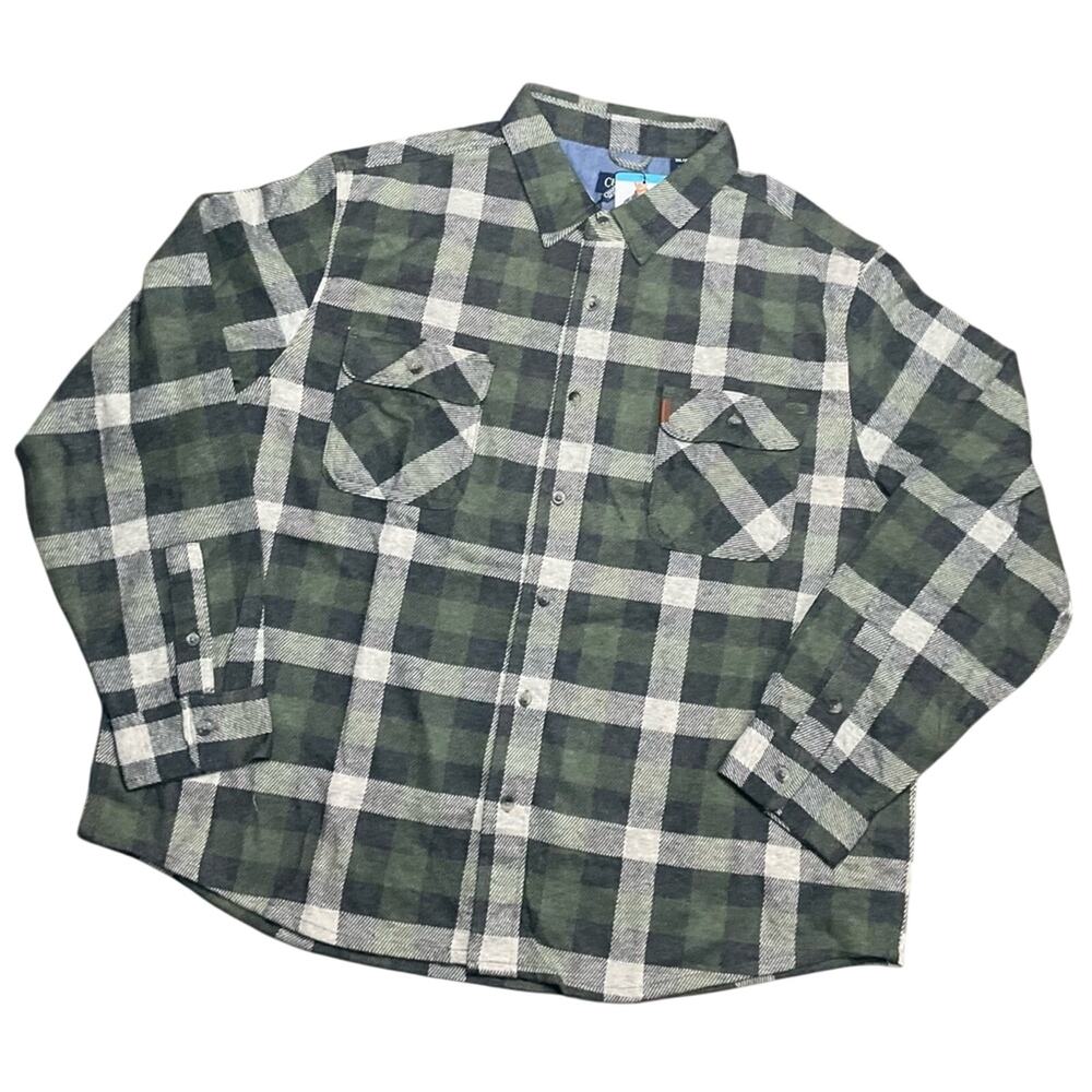 Chaps Men's Flannel Plaid Shirt Size 3X NWT